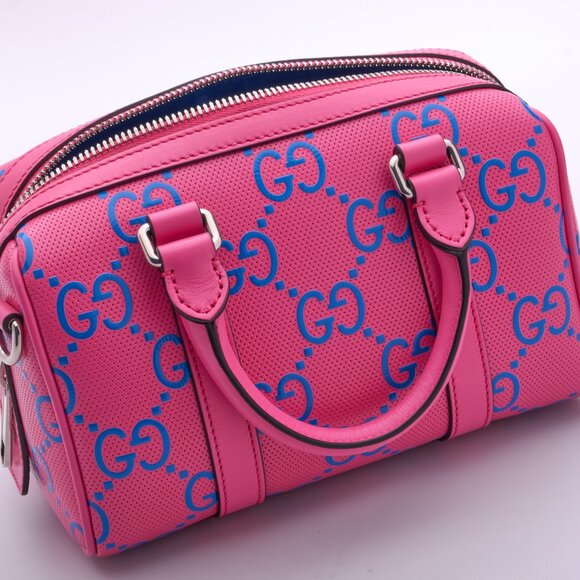 Gucci Jumbo GG Leather 2 Way Handbag Pink 725292 - Picture 10 of 15